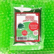 🍏 1 pound bag of apple green water gel pearls beads - vase filler, home decor, wedding centerpiece, plants, toys, education (makes 12 gallons) logo