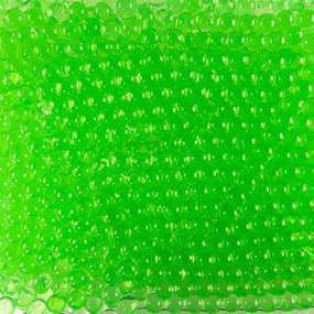 img 3 attached to 🍏 1 Pound Bag of Apple Green Water Gel Pearls Beads - Vase Filler, Home Decor, Wedding Centerpiece, Plants, Toys, Education (Makes 12 Gallons)