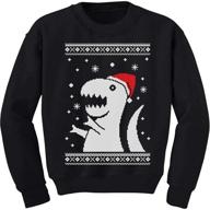 🎄 festive dinosaur sleeve t-shirt: boys' christmas clothing & stylish hoodies/sweatshirts logo