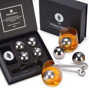 img 4 attached to TEF Whiskey Balls: Premium Stainless Steel Accessories for Connoisseurs