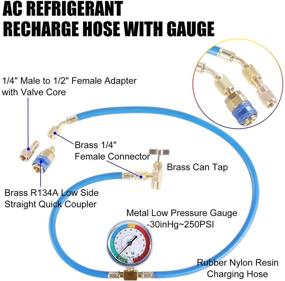 img 3 attached to JIFETOR Refrigerant Recharge Conditioning Charging