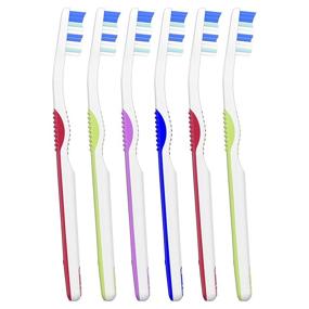 img 1 attached to Best deal on Oral-B Healthy Clean Toothbrushes - 6 Count with Medium Bristles and Assorted Colors