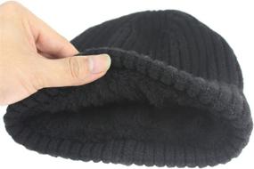 img 1 attached to Warm and Stylish: Chalier Winter Hats for Men - Wool Knit Slouchy Beanie, cozy and fashionable Skull Cap