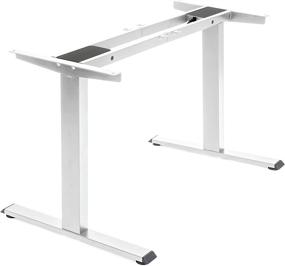 img 4 attached to 🖥️ Yoogu Electric Dual Motor Height Adjustable Standing Desk Frame with 3 Memory Controller – Ideal for Home and Office Use