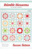 🧵 swoon sixteen quilt pattern by thimble blossoms logo