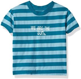 img 2 attached to 👚 Roxy Girls Striped T-Shirt in Dubarry - Girls' Clothing for Tops, Tees & Blouses