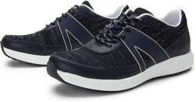 img 4 attached to TRAQ ALEGRIA Sleeq Smart Walking Men's Shoes for Athletic