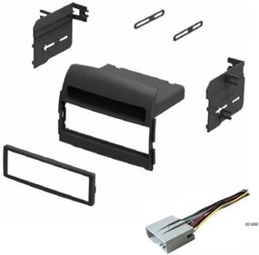 img 1 attached to Effortless Installation of Aftermarket Single Din Radio for Hyundai Sonata 2006-2008: Car Stereo Install Dash Kit & Wire Harness