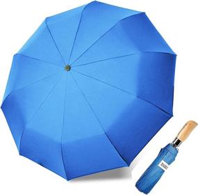 img 3 attached to Kung Fu Smith Windproof Umbrella Umbrellas in Folding Umbrellas