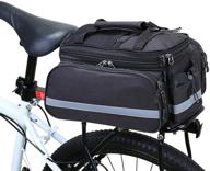 🚲 wildken bike pannier bags: waterproof outdoor bicycle trunk bag with rain cover and shoulder strap logo