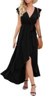 grecerelle womens bohemian dresses black medium women's clothing and dresses logo