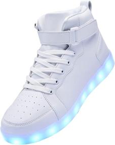 img 4 attached to 👟 YIQIZQ Sneakers, perfect for Halloween and Christmas, with Charging feature