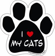 i love my cats: imagine this paw 🐈 car magnet review - 5-1/2-inch by 5-1/2-inch product analysis logo