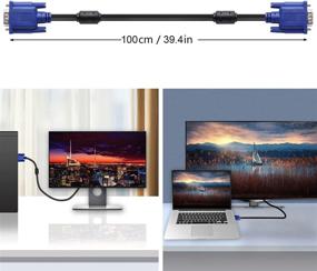 img 1 attached to 🖥️ Enhance Your Display Experience with Pasow Monitor Cable Computer Projector