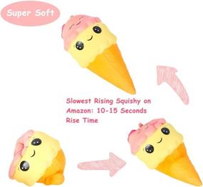 img 3 attached to 🧸 Deluxe Slow Rising Jumbo SQUISHIES Pack: Satisfying Stress Relief Toys