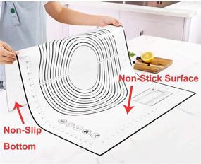 img 3 attached to Silicone Nonstick Measurement Counter Kneading