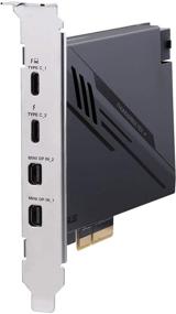 img 1 attached to 🌩️ ASUS ThunderboltEX 4: Intel Thunderbolt 4 JHL 8540 Controller, Dual USB Type-C Ports, 40Gb/s Bi-Directional Bandwidth, DisplayPort 1.4 Support, 100W Quick Charge