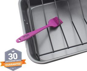 img 2 attached to Sililids Basting Brush: Purple, Ergonomic, Steel Framed, Single Piece Construction, 100% Food Grade Silicone – Ideal BBQ Gift for Enthusiasts and Chefs!