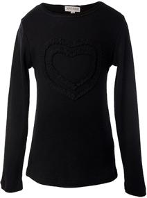 img 2 attached to 👚 Girls' Clothing: Ipuang Heart-Shaped Sleeve T-Shirt in Tops, Tees & Blouses