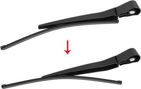 img 1 attached to 👍 X AUTOHAUX Rear Windshield Wiper Blade Arm Set for Volvo XC90 II 15-18: Best Quality and Perfect Fit