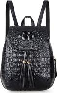👜 pijushi crocodile fashion leather backpack for women's handbags & wallets in trendy fashion backpacks logo