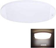 🔆 светильник facon fashion led 12v rv dome - большая овальная панкейк лампа с выключателем | внутренний потолочный светильник для автодомов, кемперов, трейлеров, лодок - длина: 9-1/4'', dds01-608-cw логотип