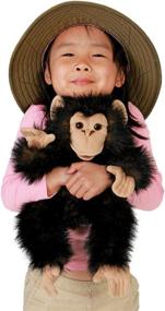 img 1 attached to 🐵 Folkmanis Baby Chimpanzee Hand Puppet: Your Perfect Companion for Endless Play and Learning Fun!