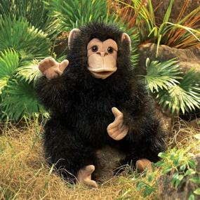 img 2 attached to 🐵 Folkmanis Baby Chimpanzee Hand Puppet: Your Perfect Companion for Endless Play and Learning Fun!