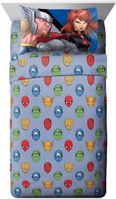 img 4 attached to 🦸 Marvel Avengers Fight Club Twin Sheet Set by Jay Franco & Sons - Super Soft and Cozy 3 Piece Bedding with Fade Resistant Microfiber Sheets - Official Marvel Product, Perfect for Kids