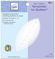 🍃 quilter's delight: june tailor mix 'n match leaf templates - enhancing creativity with 6/pkg logo