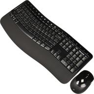 microsoft wireless comfort desktop 5050 (pp4-00001), black: superior ergonomics and performance logo