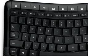 img 2 attached to Microsoft Wireless Comfort Desktop 5050 (PP4-00001), Black: Superior Ergonomics and Performance