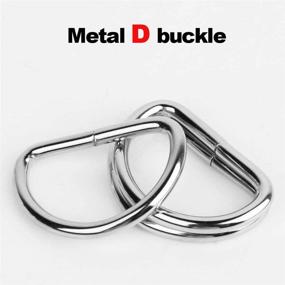 img 1 attached to 40Pcs Teenitor Swivel Snap Hooks and D Rings Set - Large Size Keychain Hooks (25mm ID, 38.5mm Length) for Lanyard and Sewing Projects (25mm Inside, 3mm Thickness)