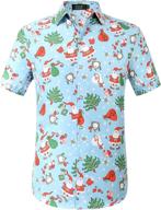 🌺 vibrant hawaiian christmas attire: sslr holiday x large men's clothing logo