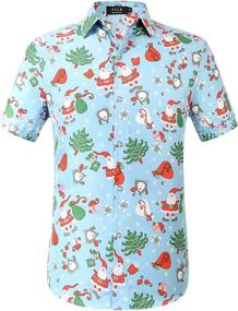 img 4 attached to 🌺 Vibrant Hawaiian Christmas Attire: SSLR Holiday X Large Men's Clothing