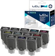 🖨️ lcl compatible pigment ink cartridge replacement for canon pfi-1000 0545c006 imageprograf pro-1000 (12-pack, mbk, pbk, c, m, y, r, gy, b, pgy, pc, pm, co) logo