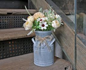 img 1 attached to Vintage Galvanized Farmhouse Decorative Country