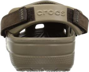 img 2 attached to 👞 Crocs Men's Yukon Vista Adjustable Espresso Mules & Clogs - Top Choice for Comfort and Style
