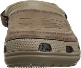 img 3 attached to 👞 Crocs Men's Yukon Vista Adjustable Espresso Mules & Clogs - Top Choice for Comfort and Style