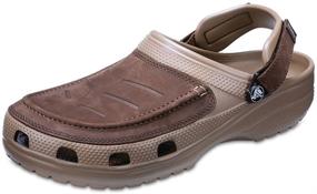 img 4 attached to 👞 Crocs Men's Yukon Vista Adjustable Espresso Mules & Clogs - Top Choice for Comfort and Style