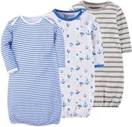 👶 marquebaby unisex baby boys girls sleep gown: ultra-soft & lightweight cotton for maximum comfort logo