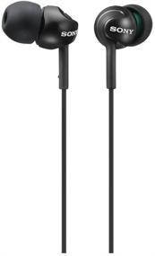 img 4 attached to 🎧 Enhance Your Audio Experience with Sony Deep Bass Earphones in Metallic Black