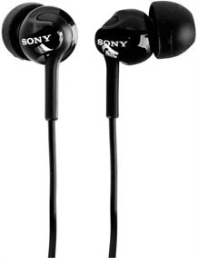 img 1 attached to 🎧 Enhance Your Audio Experience with Sony Deep Bass Earphones in Metallic Black