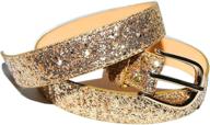 spatart sequin women buckle silver logo