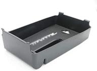 🚗 car organizer armrest secondary storage box with non-slip mat for maserati ghibli levante quattroporte 2013-2019 logo