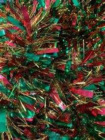 img 2 attached to Green Metallic Tinsel Garland Inches Seasonal Decor