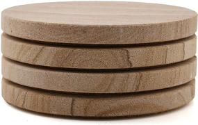 img 2 attached to 🏜️ Thirstystone Desert Sand Coaster - Multicolor All Natural Sandstone, Durable Stone with Unique Patterns, Original 4 inch Round