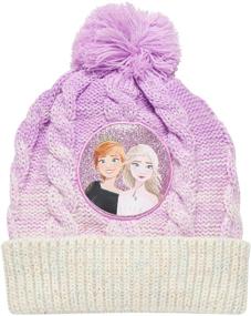 img 3 attached to Аксессуары для холодной погоды Disney Frozen Little Beanie для девочек.