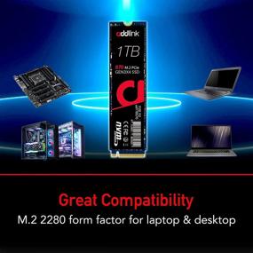 img 1 attached to 🚀 Высокопроизводительный накопитель addlink M.2 SSD 1TB S70 | Скорость чтения/записи до 3,400MB/s | NVMe PCIe GEN 3x4 | 3D TLC NAND | Внутренний твердотельный накопитель формата M.2 2280