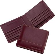 louis montini genuine full grain blocking men's accessories and wallets, card cases & money organizers logo